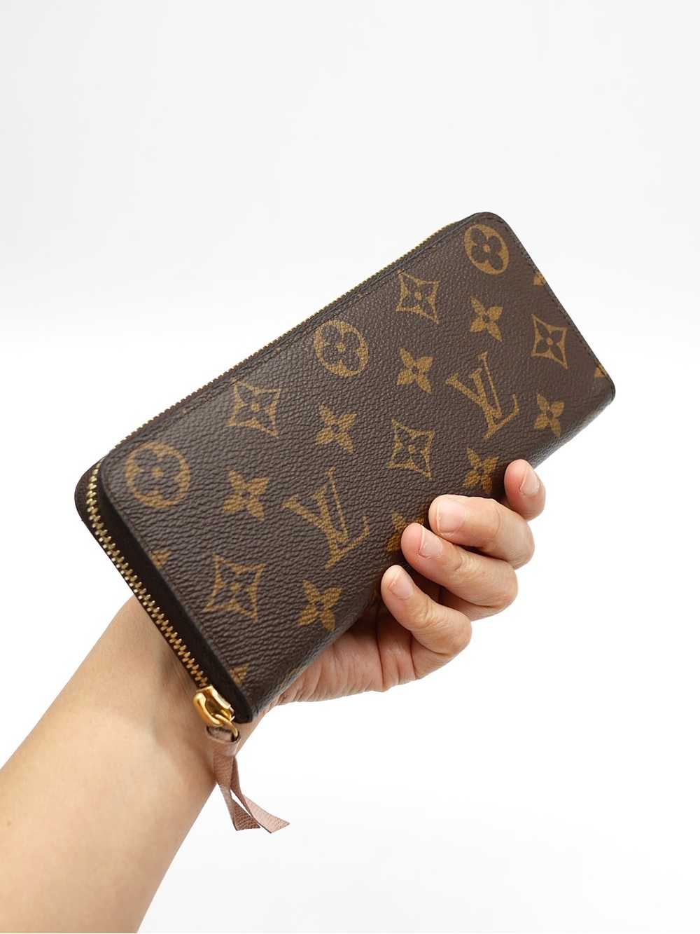 🍓LV Clemence Damier Ebene Wallet